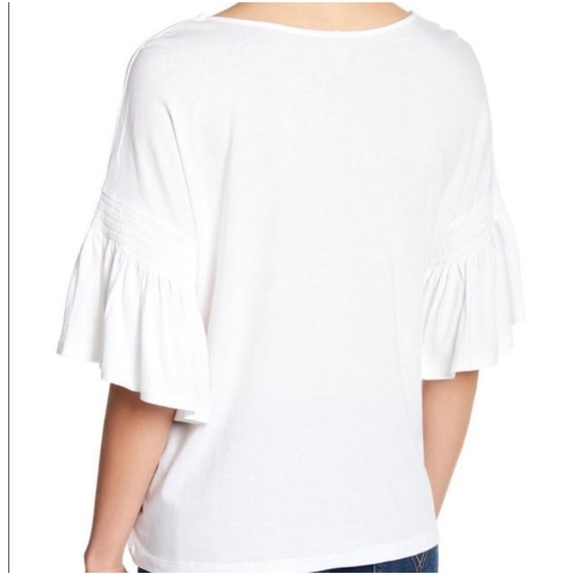 14TH & UNION RUFFLE SLEEVE BLOUSE S - Picture 2 of 10